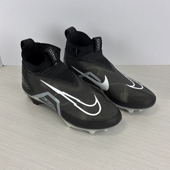 Nike Alpha Menace Elite 3 Black Football Cleats Men's Size 11 CT6648-001 NEW - Picture 1 of 7